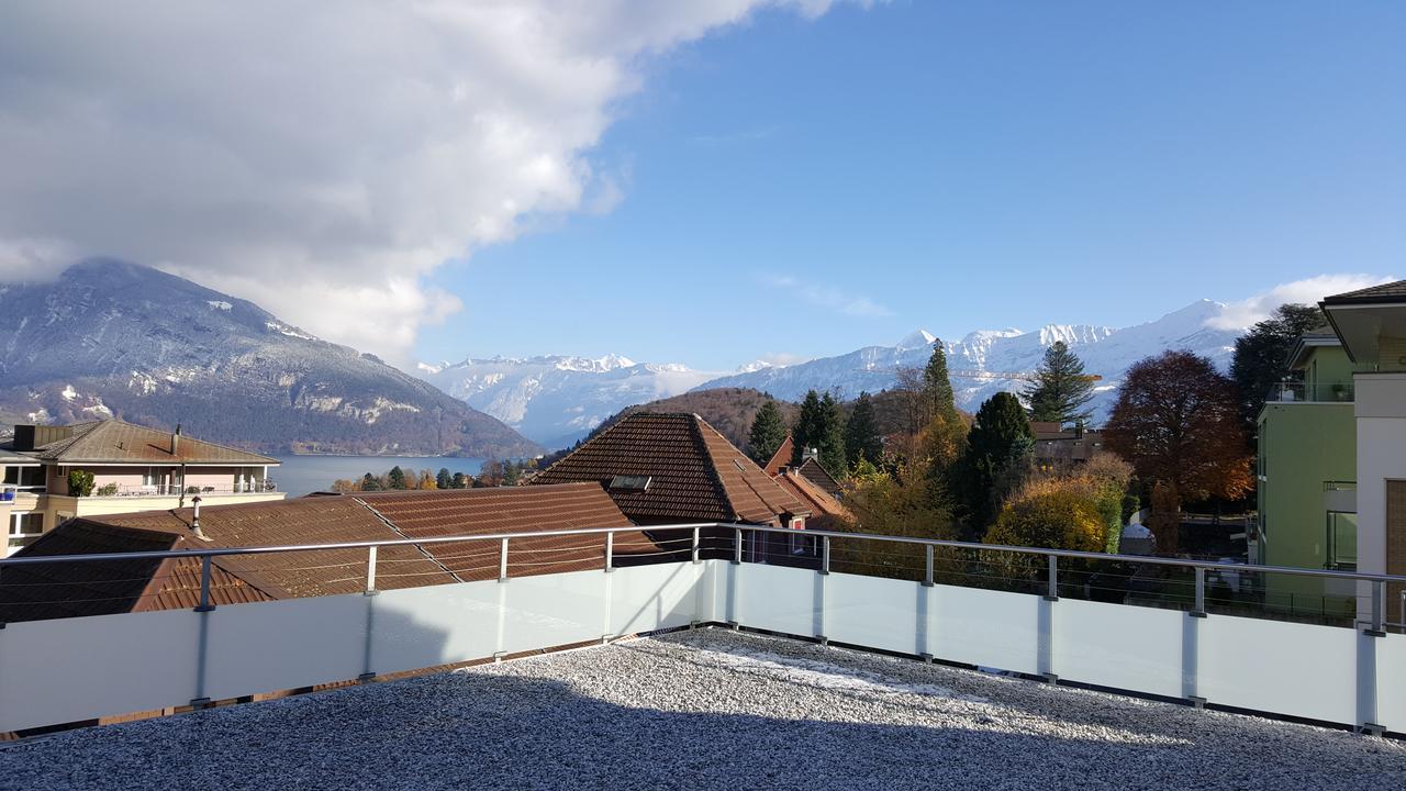 Attika Wohnung Spiez Exterior foto