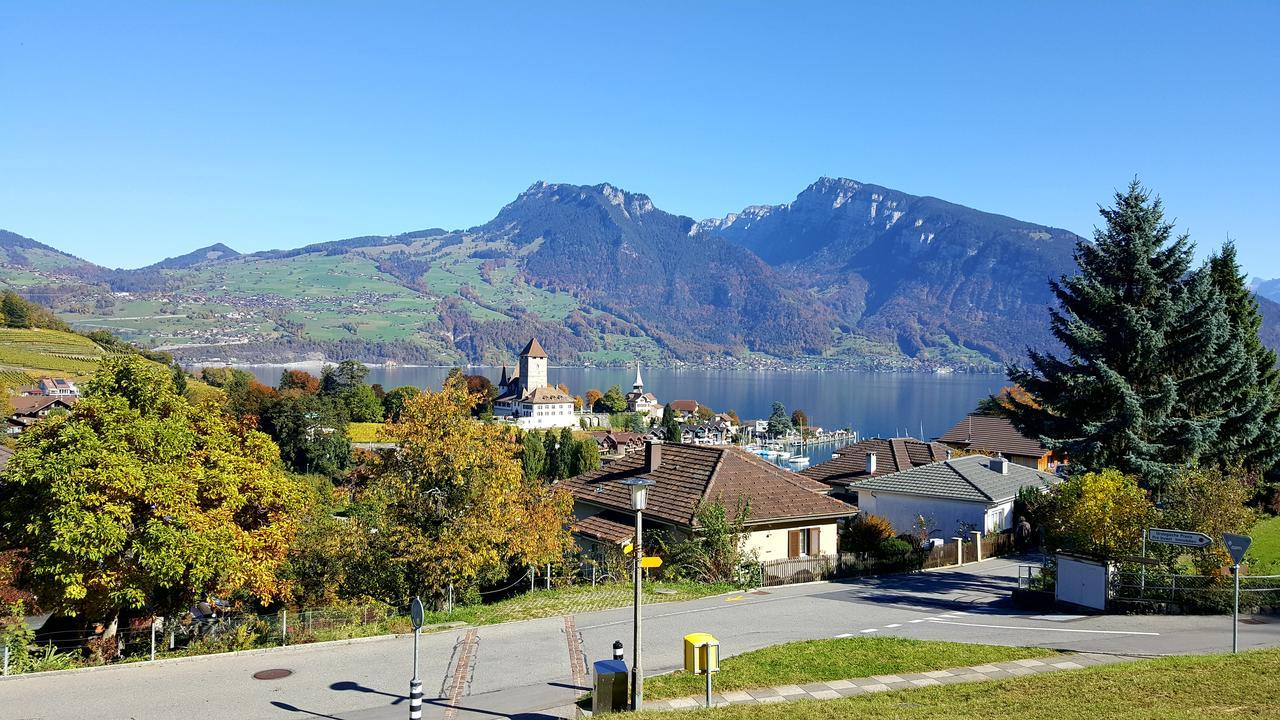 Attika Wohnung Spiez Exterior foto
